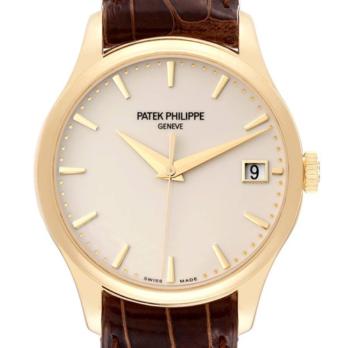 PATEK PHILIPPE Calatrava Hunter Case Yellow Gold Mens Watch 5227 5227J Image 1 PATEK PHILIPPE Calatrava Hunter Case Yellow Gold Mens Watch 5227 5227J Image 1