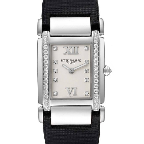 PATEK PHILIPPE Twenty-4 White Gold Diamond Ladies Watch 4920 4920G Image 1