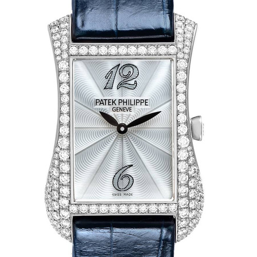 PATEK PHILIPPE Gondolo White Gold Mother Of Pearl Diamond Ladies Watch 4972G 4972 Image 1