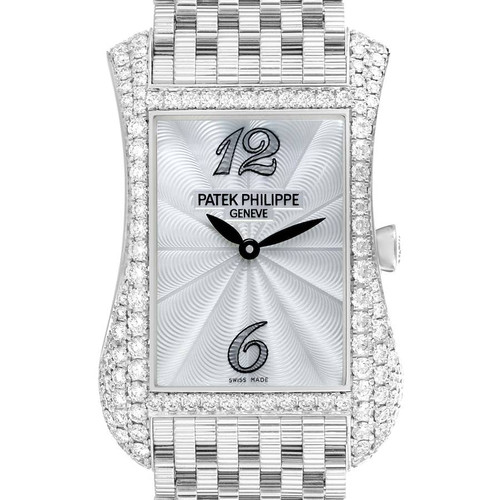 PATEK PHILIPPE Gondolo White Gold Mother Of Pearl Diamond Ladies Watch 4972 4972/1G-001 Image 1