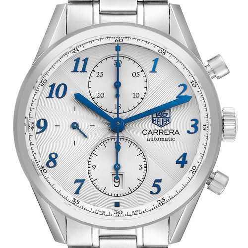 TAG HEUER Carrera Heritage Chronograph Steel Mens Watch Cas2111 Image 1