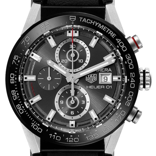 TAG HEUER Carrera Chronograph Steel Mens Watch Car201W Image 1