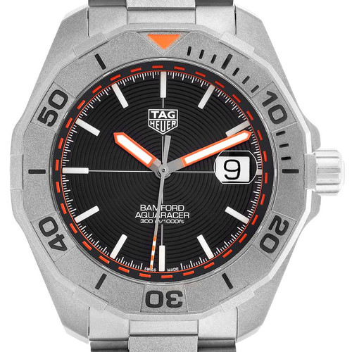 TAG HEUER Aquaracer Date Bamford Le Titanium Mens Watch Way208F Image 1