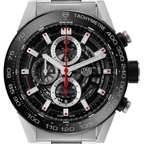 TAG HEUER Carrera Calibre Heuer 01 Skeleton Mens Watch Car2A1Z Image 1 TAG HEUER Carrera Calibre Heuer 01 Skeleton Mens Watch Car2A1Z Image 1