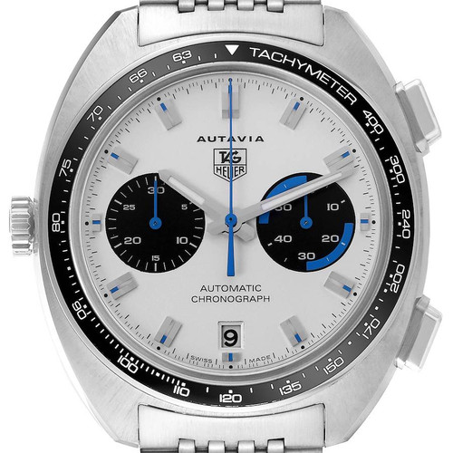 TAG HEUER Autavia Automatic Chronograph Steel Mens Watch Cy2110 Image 1