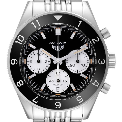 TAG HEUER Autavia Heritage Calibre Heuer 02 Steel Mens Watch Cbe2110 Image 1 TAG HEUER Autavia Heritage Calibre Heuer 02 Steel Mens Watch Cbe2110 Image 1