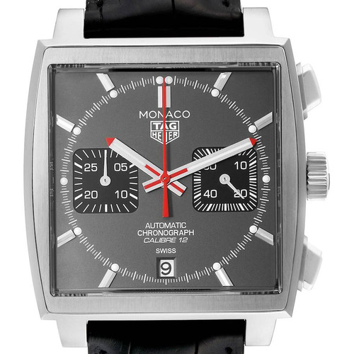 TAG HEUER Monaco Grey Dial Limited Edition Steel Mens Watch Caw211J Image 1
