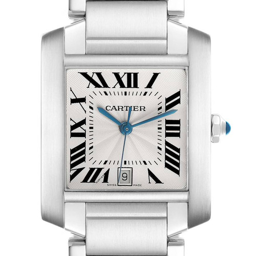 CARTIER Tank Francaise Large Automatic Steel Mens Watch W51002Q3 Image 1