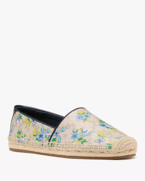 KATE SPADE Gwen Espadrille Flat - Dark Beige