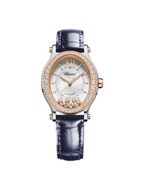CHOPARD  Happy Sport 29 X 31 Mm, Automatic, Ethical Rose Gold, Lucent Steel™, Diamonds