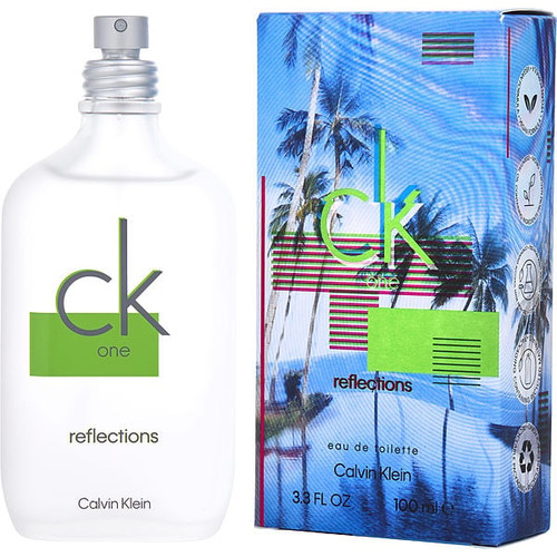 CALVIN KLEIN Ck One Reflections Eau De Toilette Spray (Limited Edition) 3.3 Oz Image 1