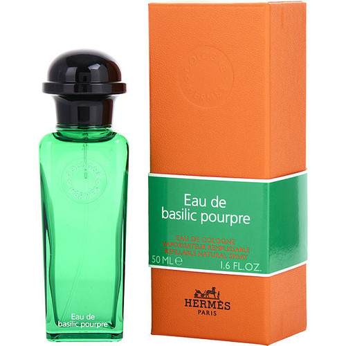 HERMES Eau De Basilic Pourpre Eau De Cologne Refillable Spray 1.7 Oz Image 1