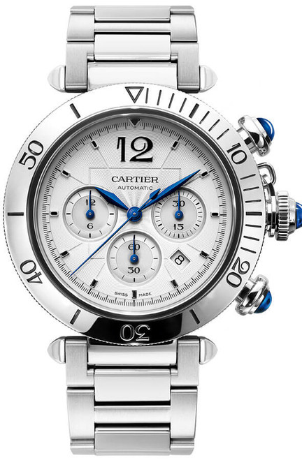 CARTIER Pasha 41Mm Steel Chronograph Men'S Watch Wspa0018 Image 1