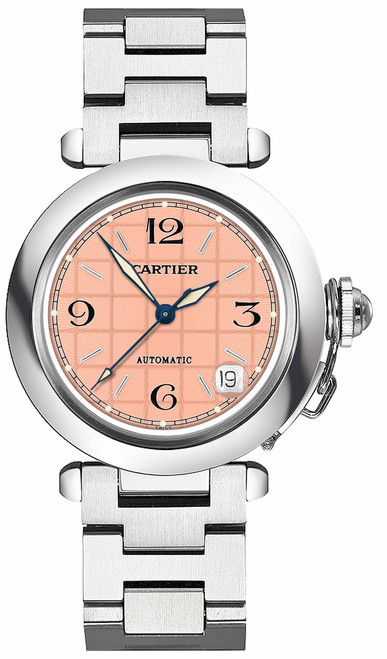 CARTIER Pasha Pink Dial Women'S Watch W31023M7 Image 1