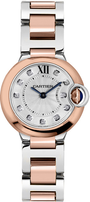 CARTIER Ballon Bleu Diamond Dial Women'S Luxury Watch W3Bb0005 Image 1 CARTIER Ballon Bleu Diamond Dial Women'S Luxury Watch W3Bb0005 Image 1