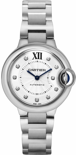 CARTIER Ballon Bleu Steel Diamond Women'S Watch We902074 Image 1
