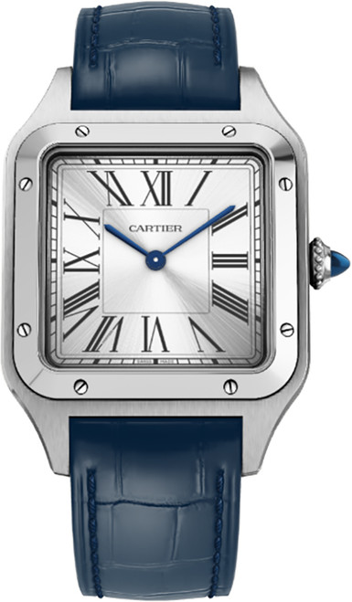 CARTIER Santos-Dumont Large Quartz Stainless Steel Men'S Watch Wssa0022 Image 1