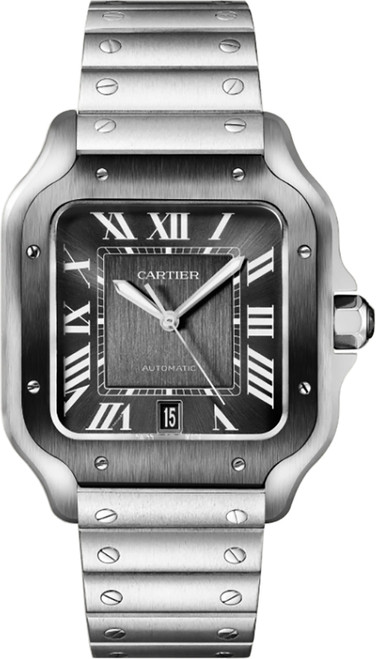CARTIER Santos De Cartier Stainless Steel Automatic Men'S Watch Wssa0037 Image 1