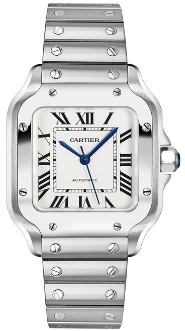 CARTIER Santos De Cartier Medium Unisex Watch Wssa0010 Image 1