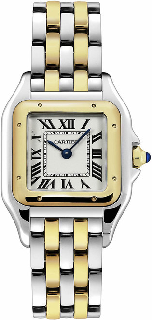 CARTIER Panthere De Cartier Gold And Steel Women'S Watch W2Pn0007 Image 1