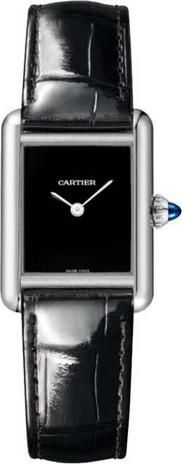 CARTIER Tank Must Small Black Dial Women'S Watch Wsta0071 Image 1 CARTIER Tank Must Small Black Dial Women'S Watch Wsta0071 Image 1