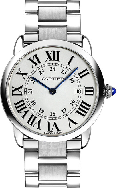 CARTIER Ronde Solo Stainless Steel Luxury Watch W6701005 Image 1