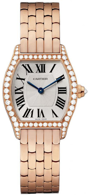 CARTIER Tortue Women'S Solid 18K Gold Watch Wa501010 Image 1