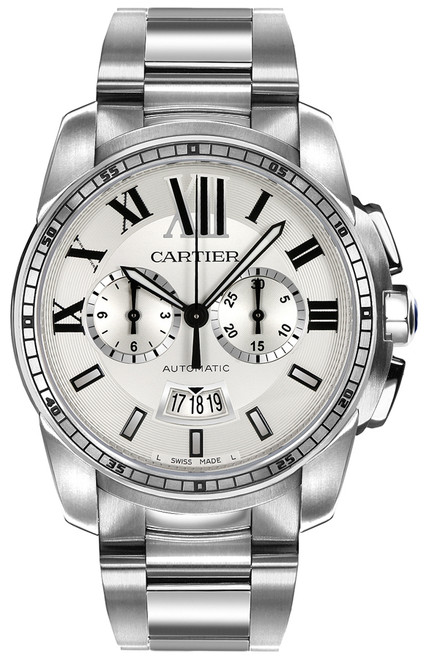 CARTIER Calibre De Cartier Luxury Men'S Watch W7100045 Image 1