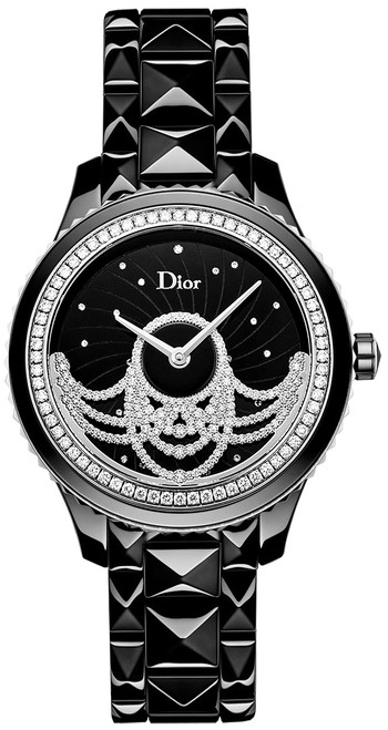 CHRISTIAN DIOR Viii Grand Bal Black Ceramic Diamond Women'S Watch Cd124Be1C001 Image 1