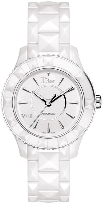 CHRISTIAN DIOR Viii White Ceramic Luxury Women'S Watch Cd1245E3C001 Image 1