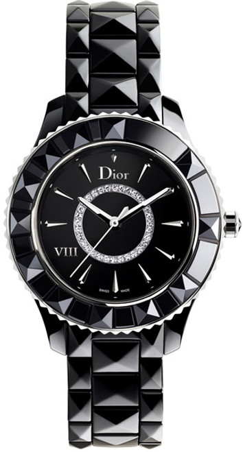 CHRISTIAN DIOR Viii Black Ceramic Women'S Watch Cd1231E0C002 Image 1