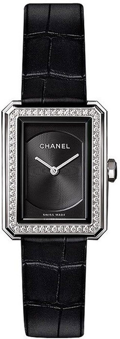 CHANEL Boy-Friend Black Dial Diamond Luxury Women'S Watch H4883 Image 1