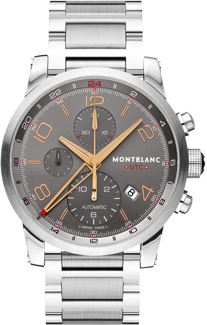 MONTBLANC Timewalker Automatic Chronograph Grey Dial Men'S Watch 107303 Image 1 MONTBLANC Timewalker Automatic Chronograph Grey Dial Men'S Watch 107303 Image 1