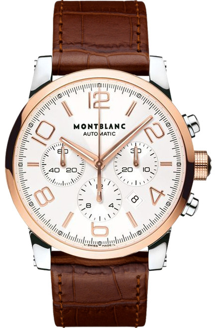 MONTBLANC Timewalker Solid Gold Men'S Watch 107322 Image 1 MONTBLANC Timewalker Solid Gold Men'S Watch 107322 Image 1