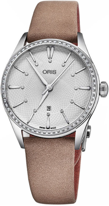 ORIS Artelier Date Diamond Bezel Women'S Watch 56177244951Ls Image 1