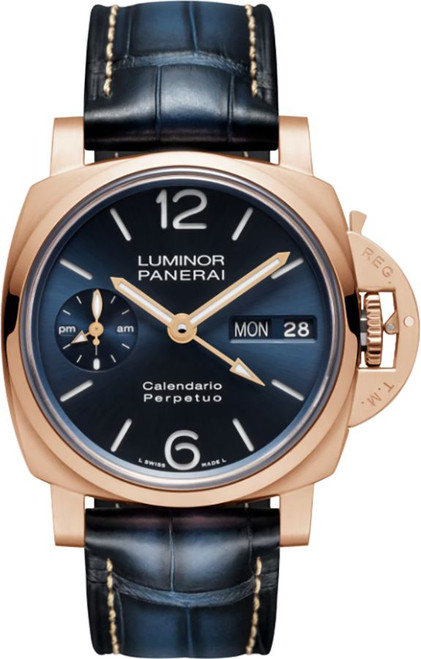 PANERAI Luminor Perpetual Calendar Gmt Goldtech Men'S Watch Pam00742 Image 1