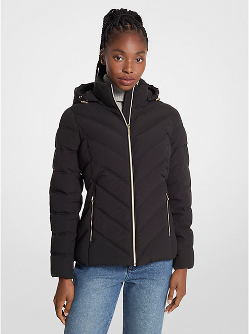 MICHAEL KORS Packable Quilted Puffer Jacket BLACK Image 1