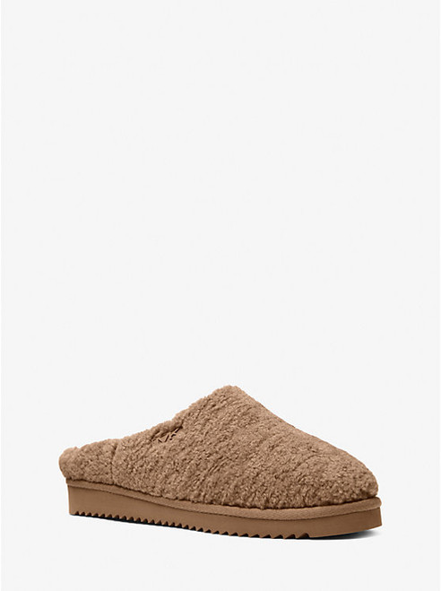 MICHAEL KORS Seb Faux Shearling Slipper DRIFTWOOD Image 1 MICHAEL KORS Seb Faux Shearling Slipper DRIFTWOOD Image 1