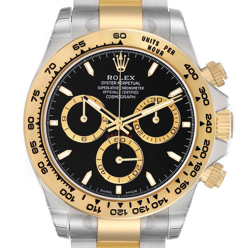 ROLEX Daytona Steel Yellow Gold Black Dial Automatic Mens Watch 126503 Image 1