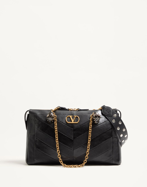 VALENTINO Garavani Panthea Shoulder Bag In Nappa Leather With Chevron Pattern