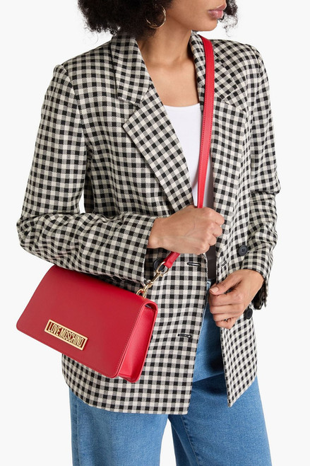 LOVE MOSCHINO Pebbled-leather cross-body bag (Arriving In Delhi)