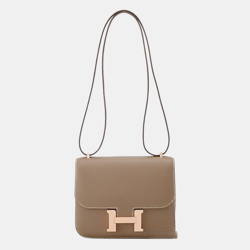 HERMES Constance Mini Mirror 18 Etoupe Beige