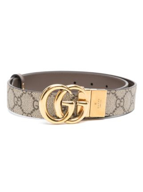 GUCCI GG Supreme canvas reversible belt (@Delhi Studio)