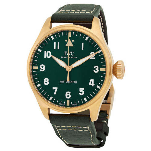 IWC  Big Pilot Bronze Spitfire Automatic Green Dial Men's Watch
