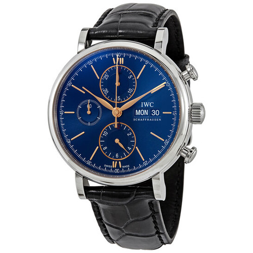 IWC  Portofino Chronograph Automatic Blue Dial Men's Watch