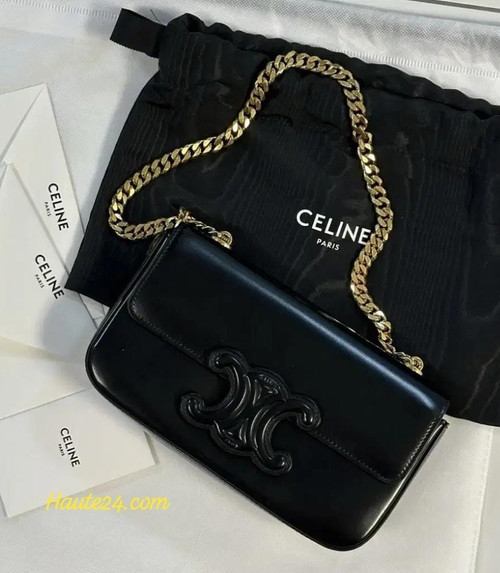 CELINE Cuir Triomphe Bag
