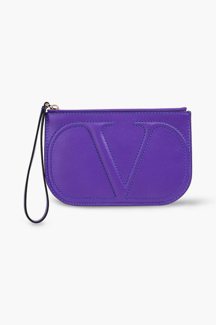 VALENTINO GARAVANI VLOGO Leather Pouch