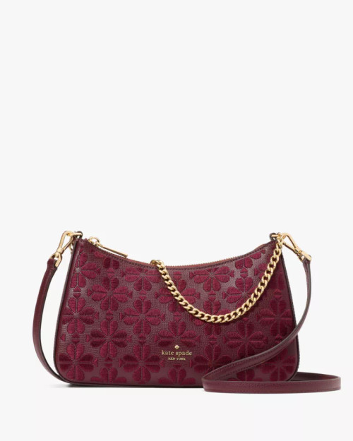 KATE SPADE Spade Flower Embroidered Medium Convertible Crossbody