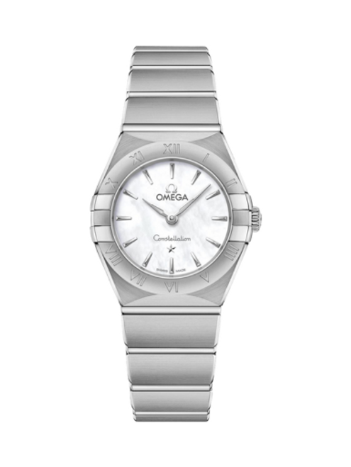 OMEGA Constellation Quartz White Shell Women's Watch
