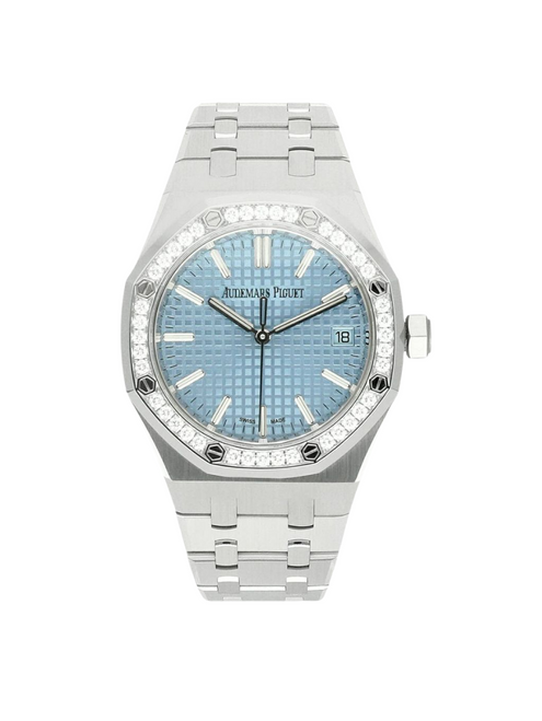 AUDEMARS PIGUET Royal Oak Watch  Light Blue Dial Automatic 15551ST.ZZ.1356ST.04